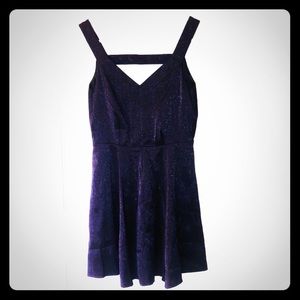 BCBG dark purple mini dress